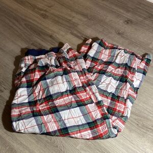 Aerie Red & Green Plaid Pajama Pants